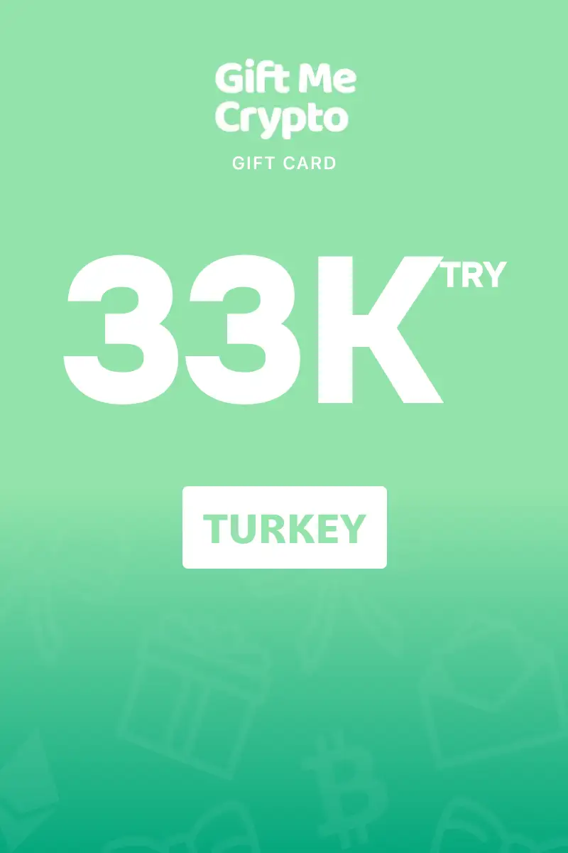 Gift Me Crypto 33000 TRY Gift Card (Turkey) - Digital Key