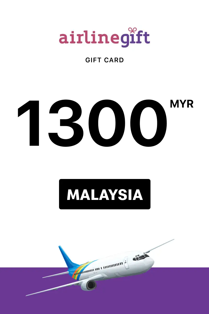Airline Gift 1300 MYR Gift Card (Malaysia) - Digital Key