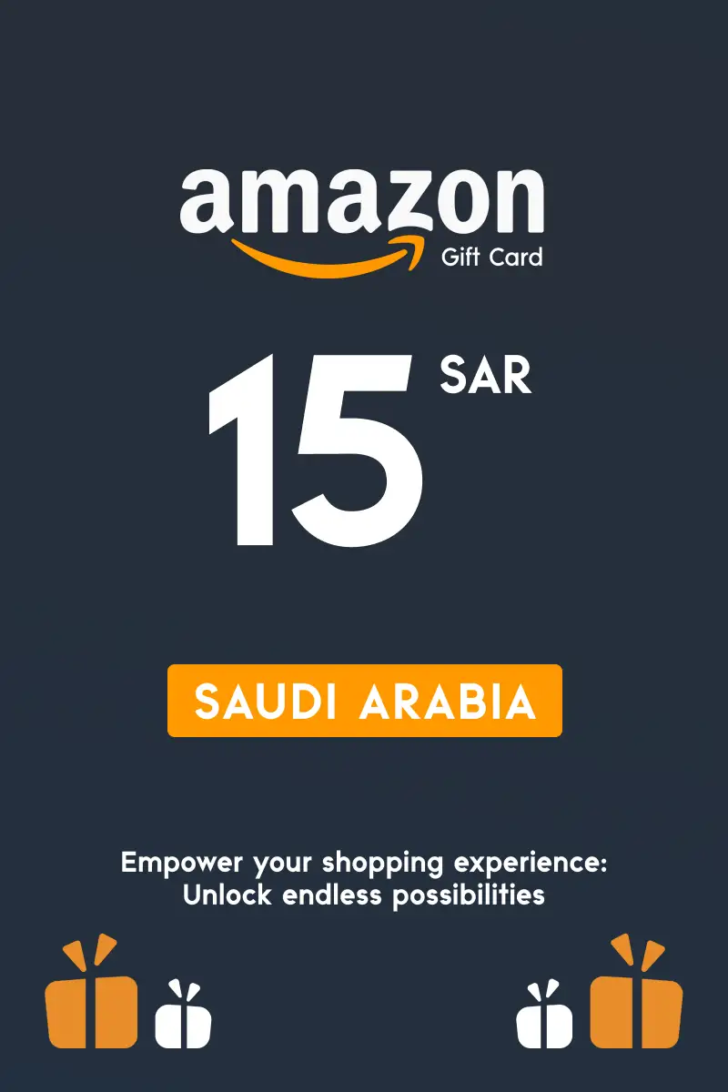 Amazon 15 SAR Gift Card (Saudi Arabia) - Digital Key