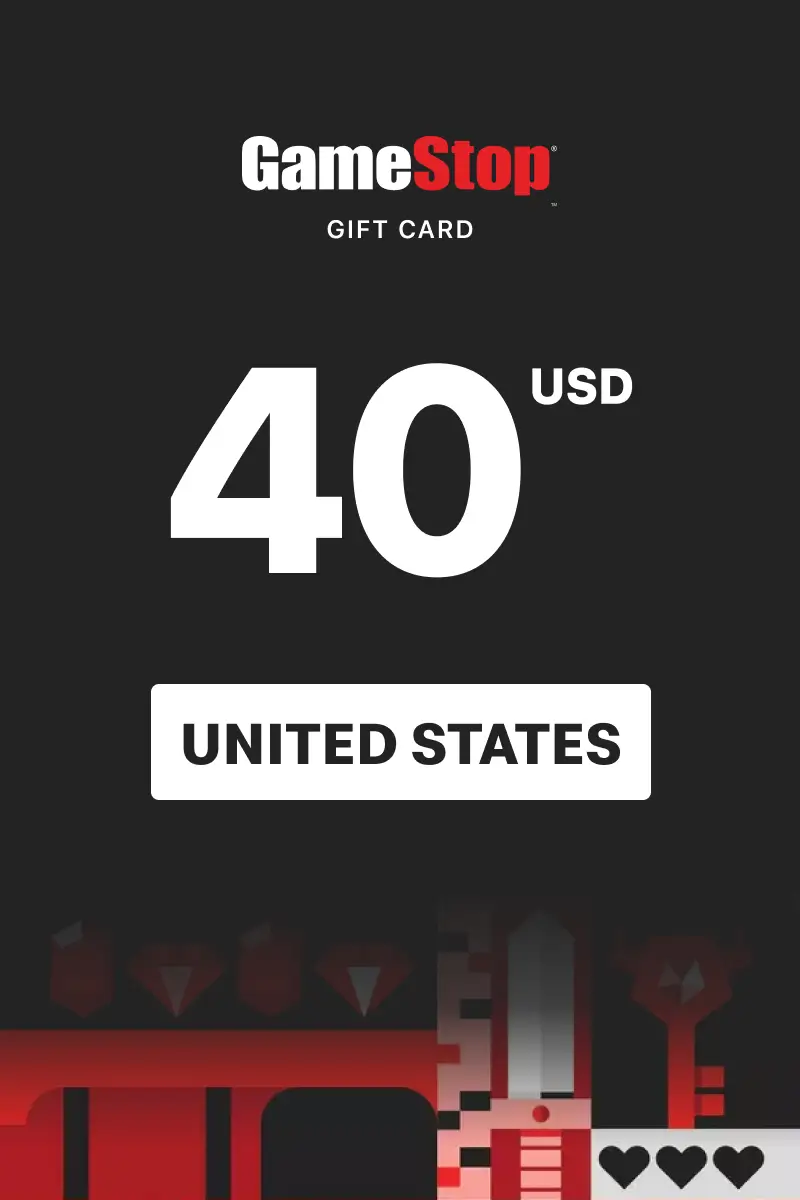 GameStop 40 USD Gift Card (United States) - Digital Key