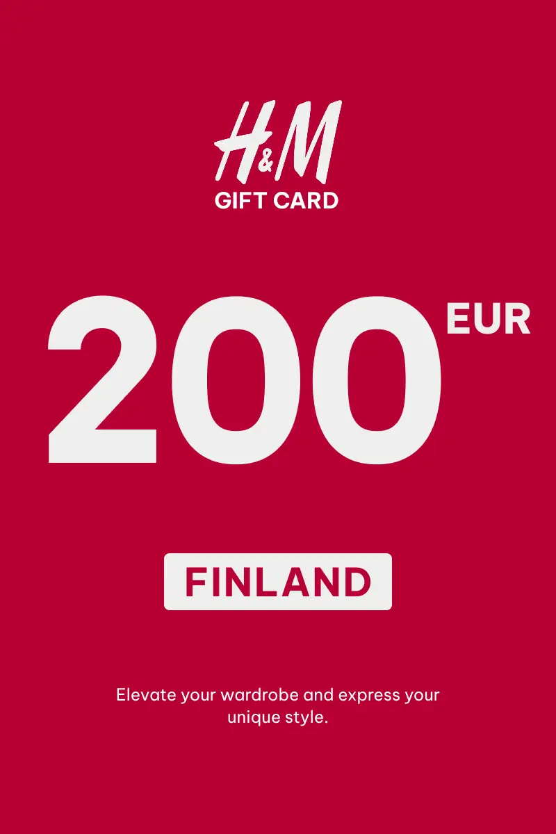 HandM 200 EUR Gift Card (Finland) - Digital Key