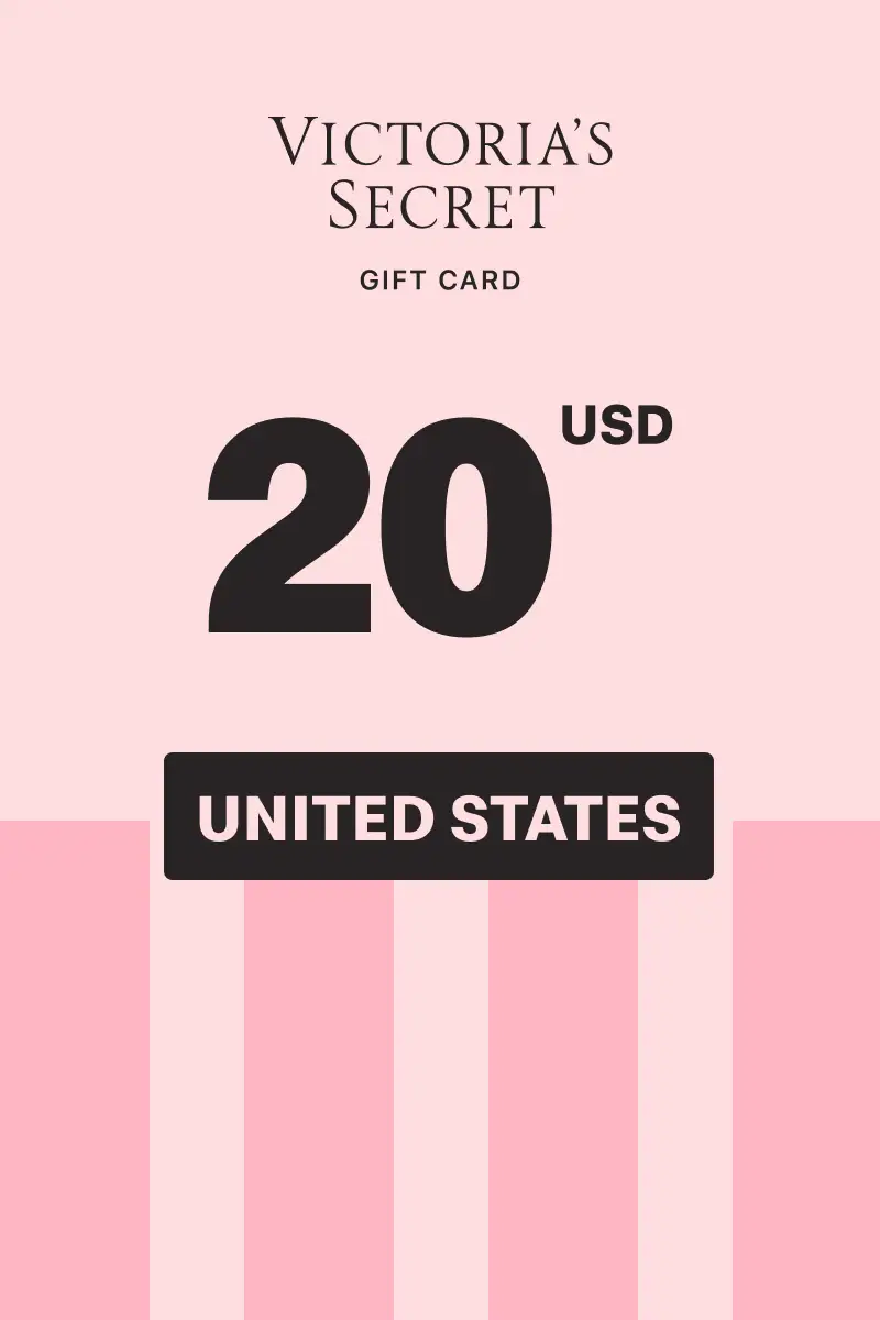 Victoria's Secret Pink 20 USD Gift Card (United States) - Digital Key