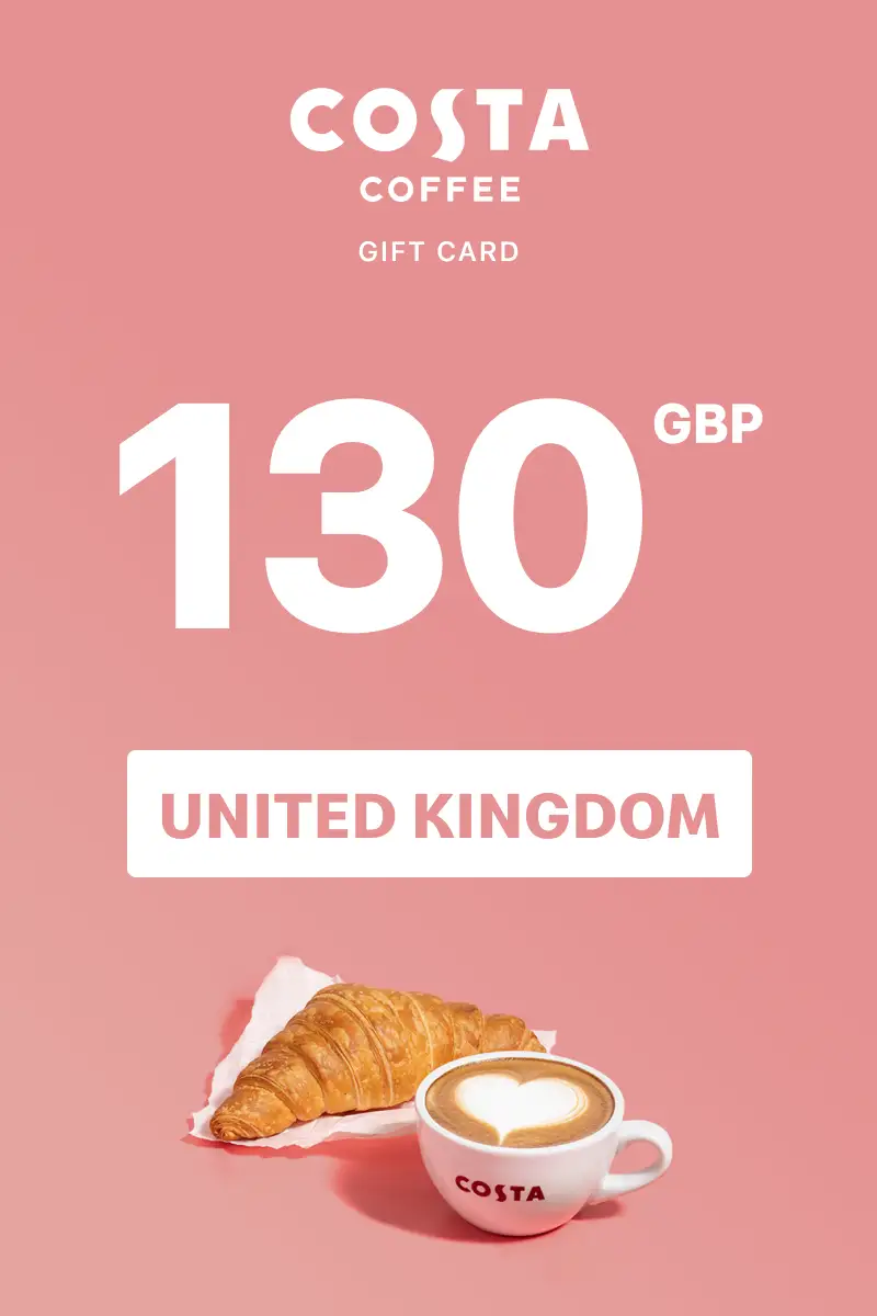 Costa Coffee 130 GBP Gift Card (United Kingdom) - Digital Key