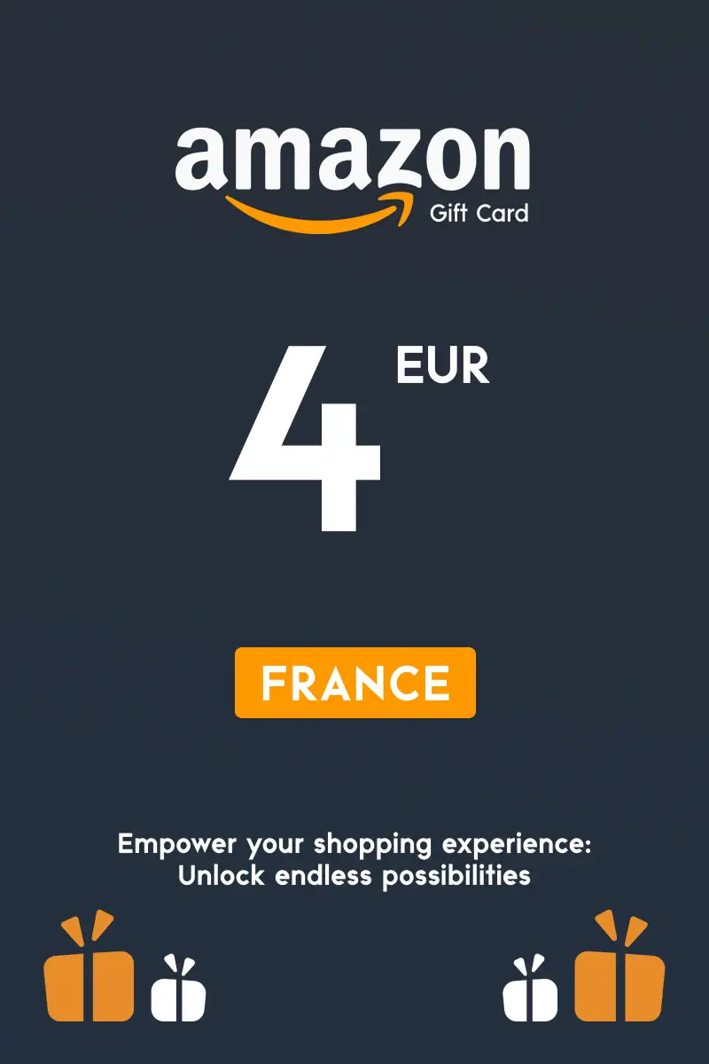 Amazon 4 EUR Gift Card (France) - Digital Key