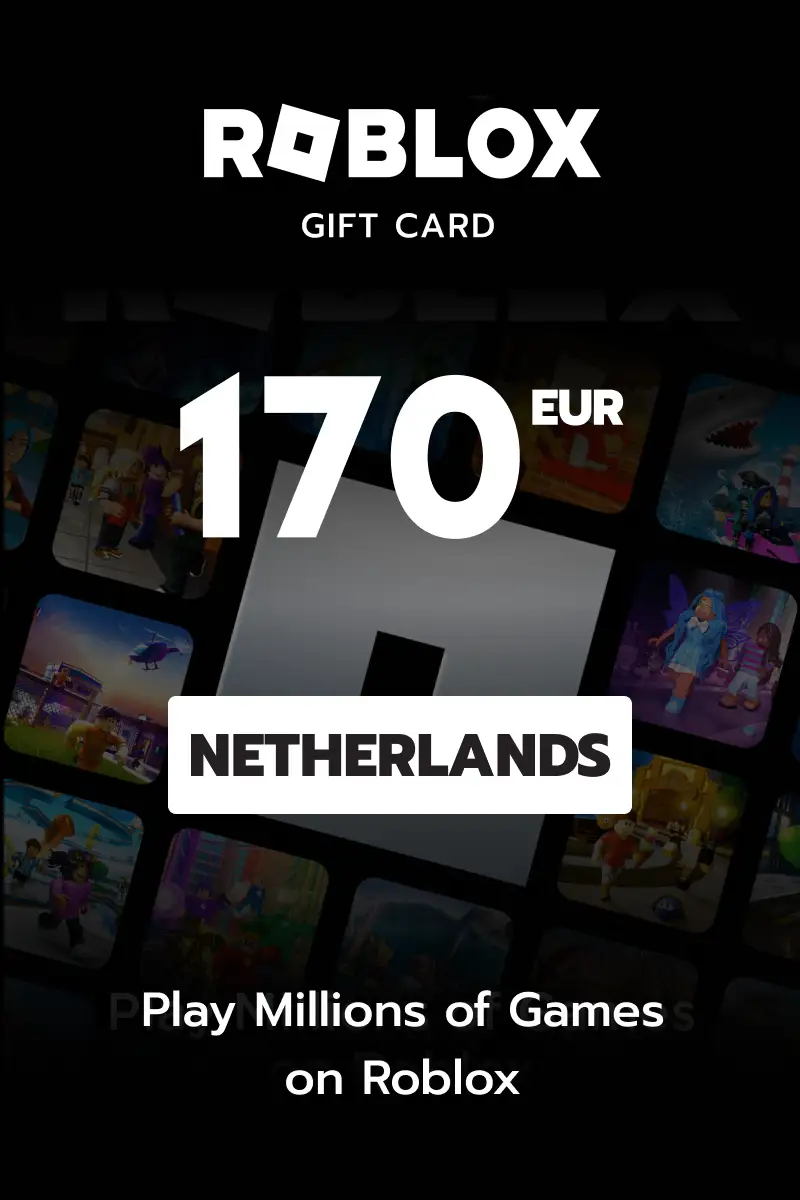 Roblox 170 EUR Gift Card (Netherlands) - Digital Key afbeelding 1