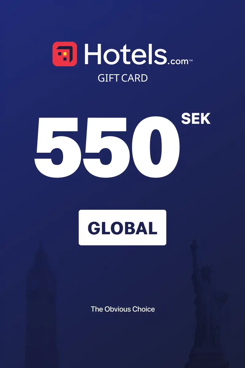 Hotels.com 550 SEK Gift Card (Global) - Digital Key