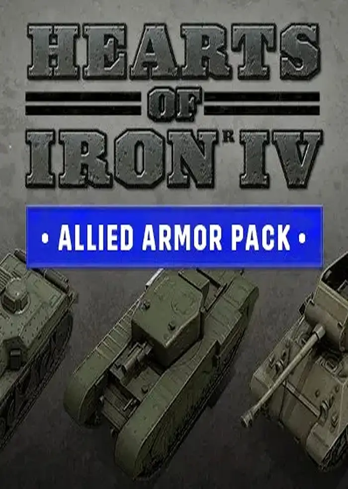 Hearts of Iron IV - Allied Armor Pack DLC (Global) (PC / Mac / Linux) - Steam - Digital Key