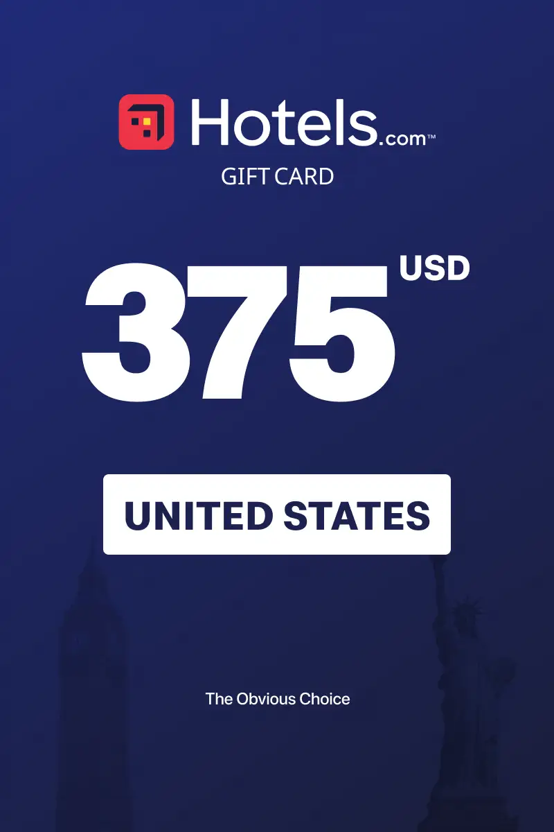 Hotels.com 375 USD Gift Card (United States) - Digital Key