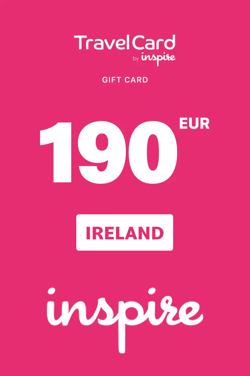 TravelCard by Inspire 190 EUR Gift Card (Ireland) - Digital Key