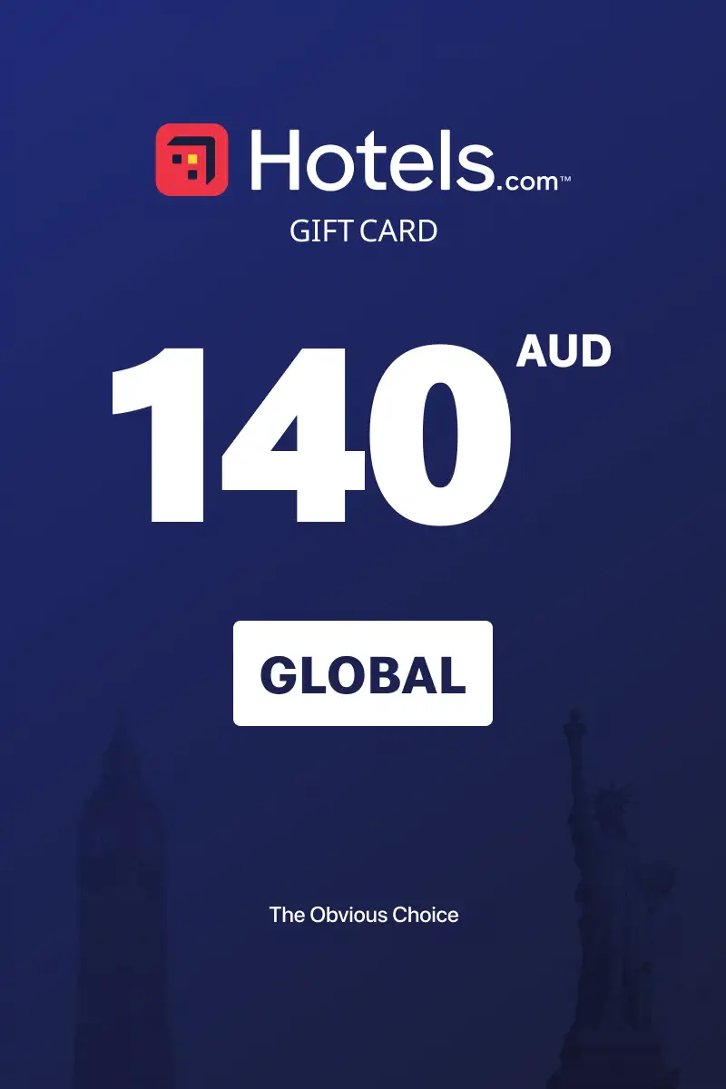 Hotels.com 140 AUD Gift Card (Global) - Digital Key