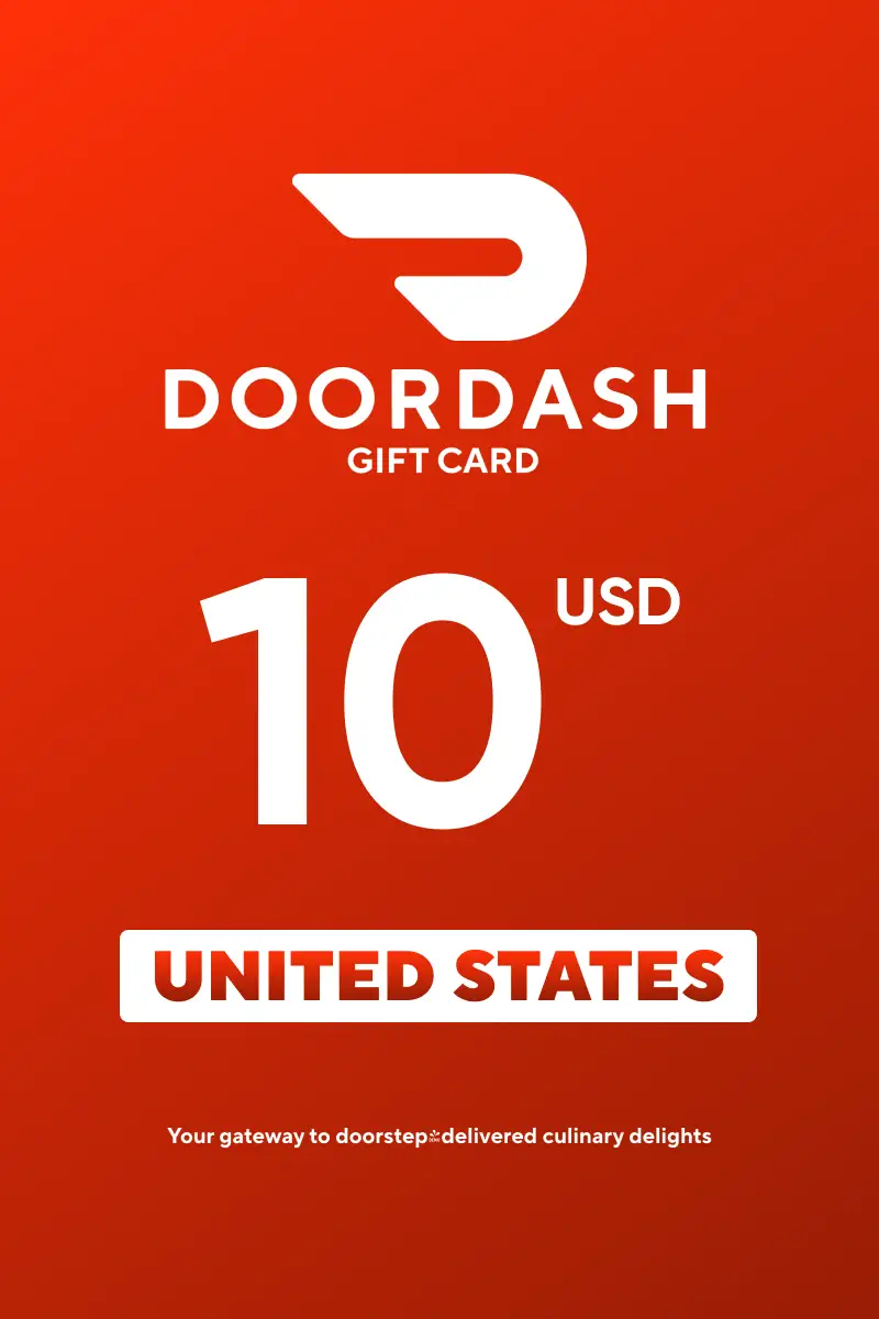DoorDash 10 USD Gift Card (United States) - Digital Key