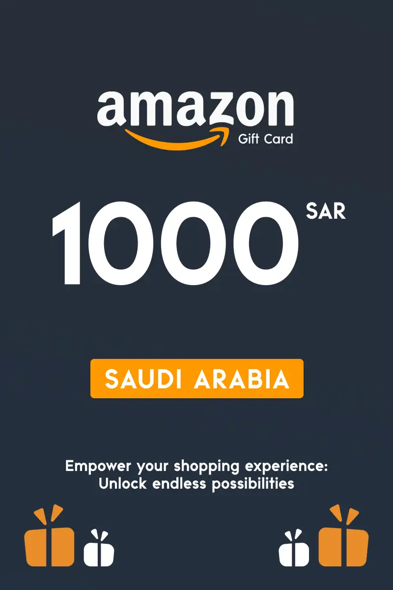 Amazon 1000 SAR Gift Card (Saudi Arabia) - Digital Key