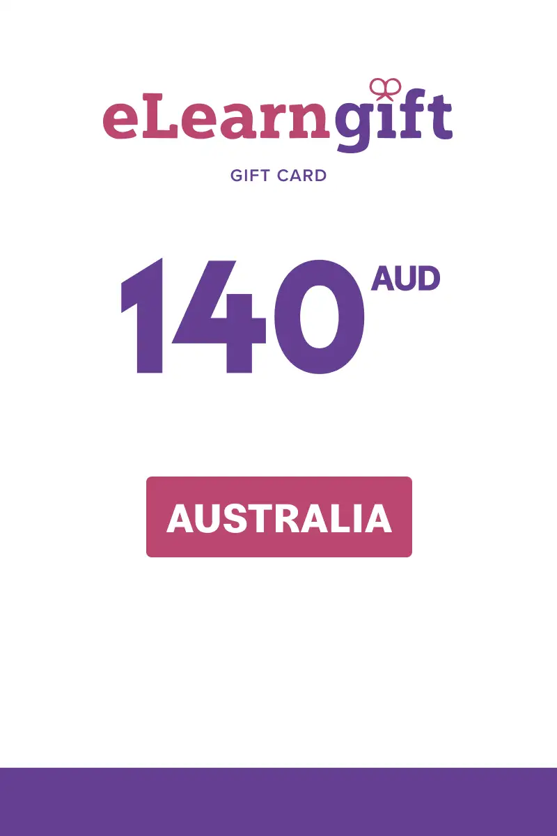 eLearnGift 140 AUD Gift Card (Australia) - Digital Key