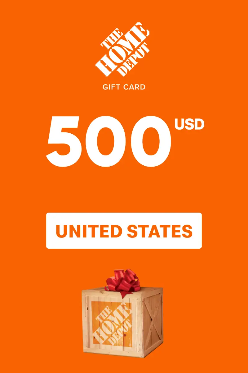 Home Depot 500 USD Gift Card (United States) - Digital Key