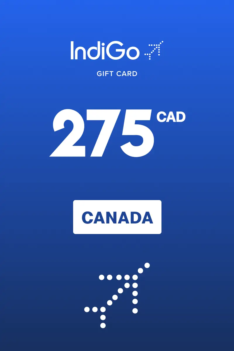 Indigo 275 CAD Gift Card (Canada) - Digital Key