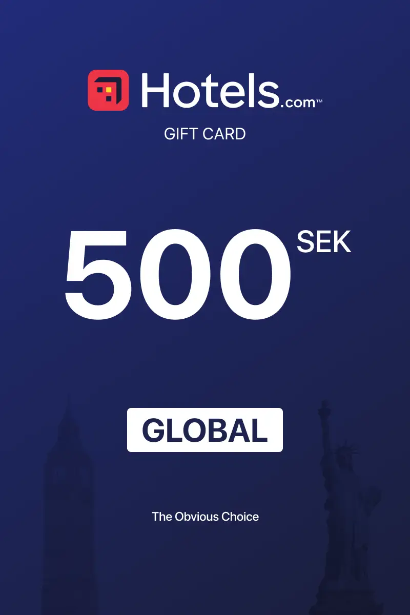 Hotels.com 500 SEK Gift Card (Global) - Digital Key