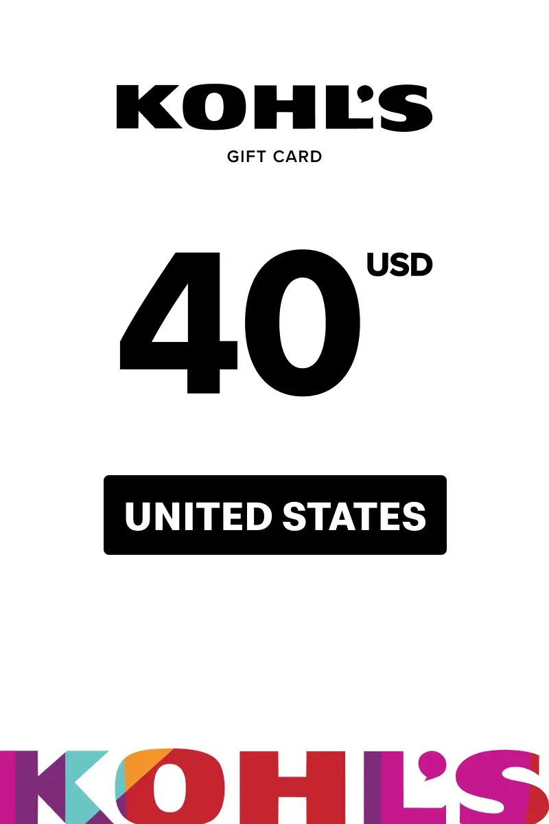 Kohl's 40 USD Gift card (United States) - Digital Key