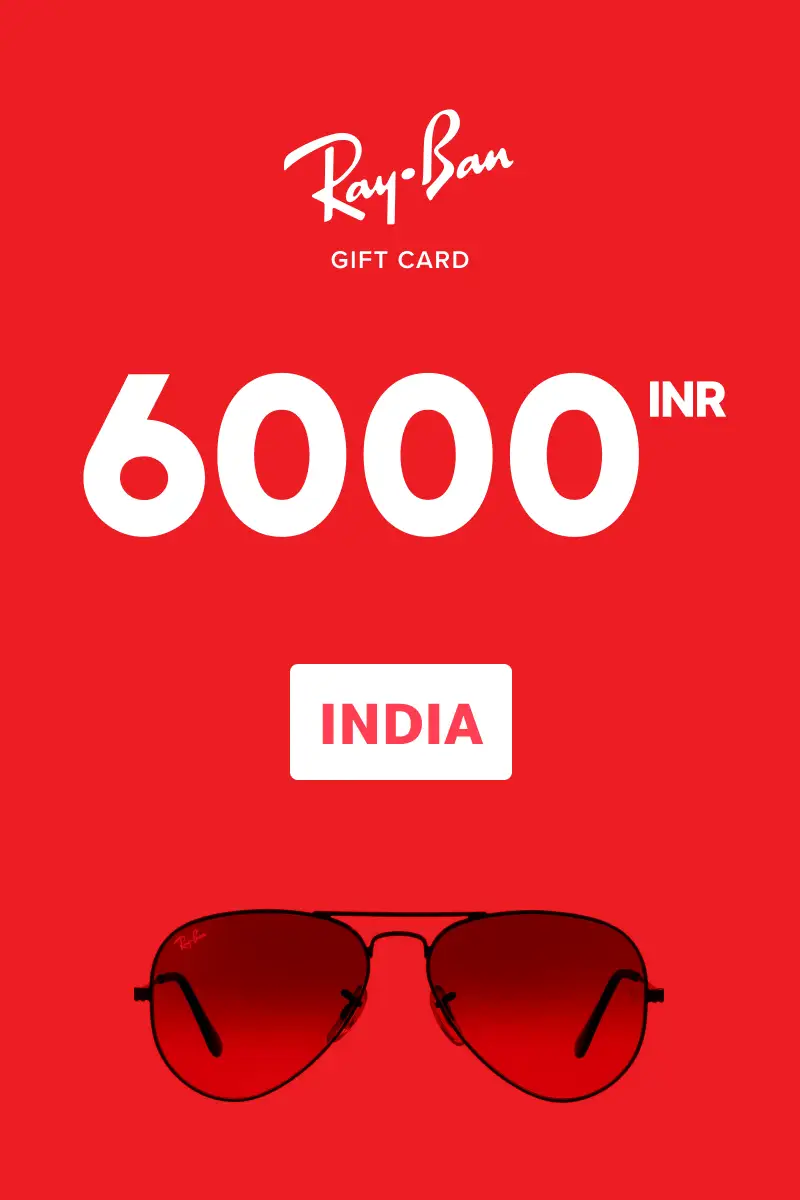 Ray-Ban 6000 INR Gift Card (India) - Digital Key
