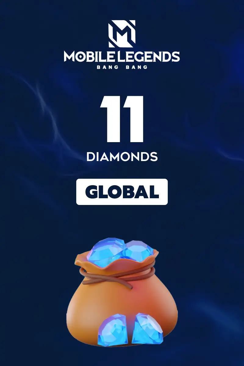 Mobile Legends - 11 Diamonds (Global) - Digital Key