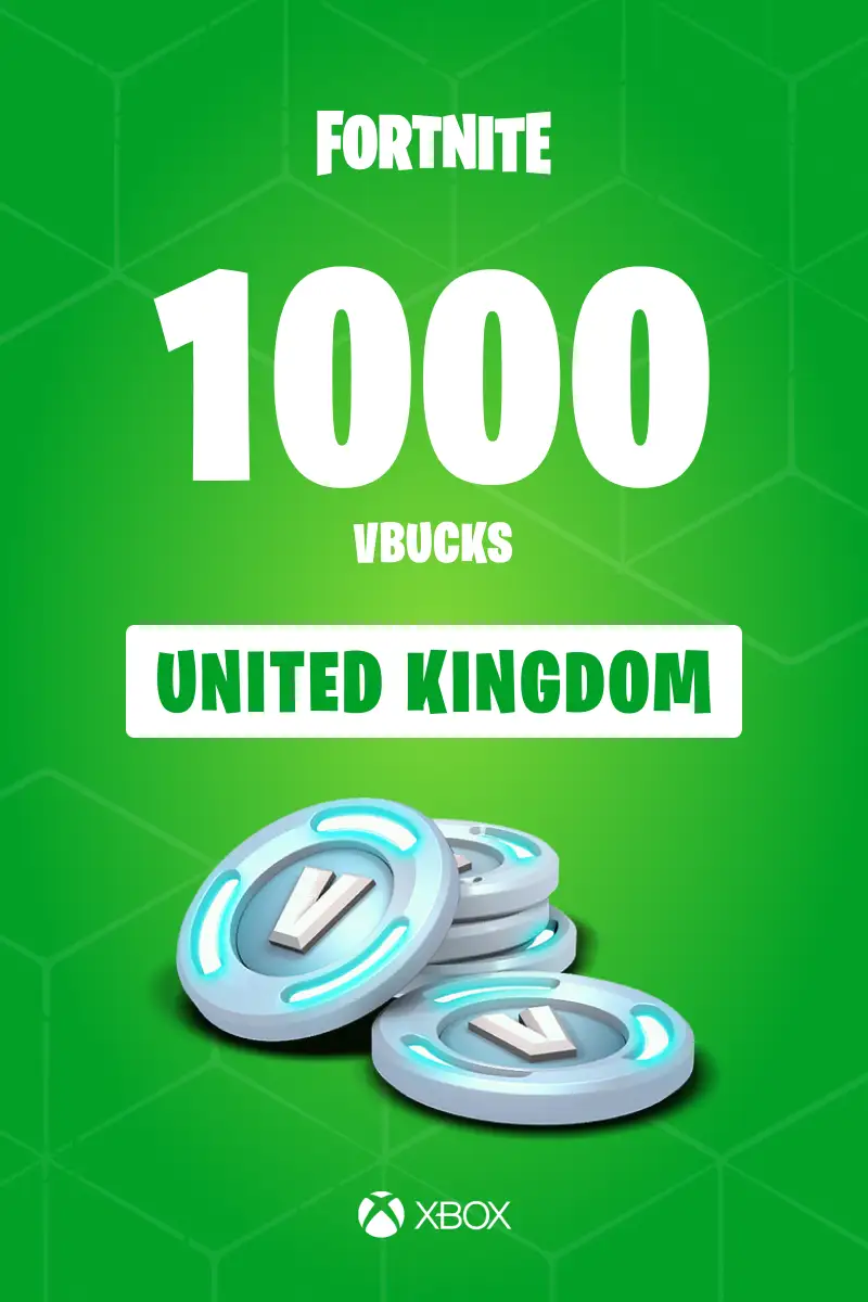 Buy Fortnite - 1000 V-Bucks Card (United Kingdom) (Xbox One / Xbox ...