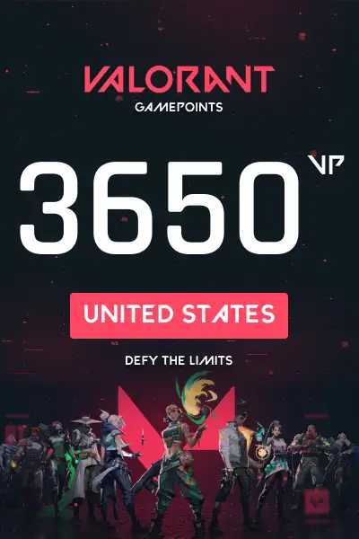 VALORANT 3650 Valorant Points (United States) - Digital Key