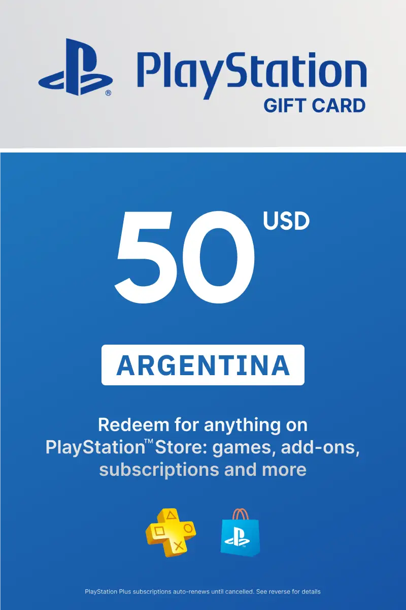 PlayStation Store 50 USD Gift Card (Argentina) - Digital Key