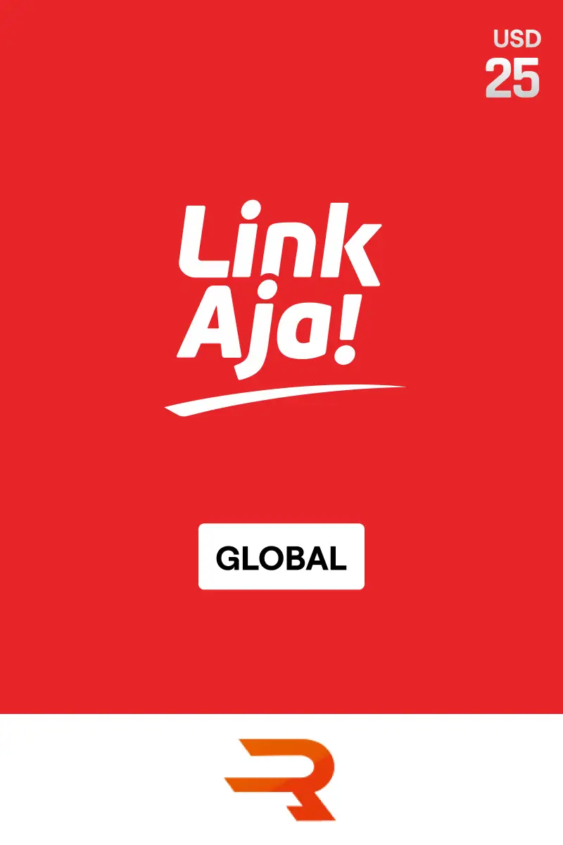 Rewarble LinkAja Top Up 25 USD Gift Card (Global) - Rewarble - Digital Key