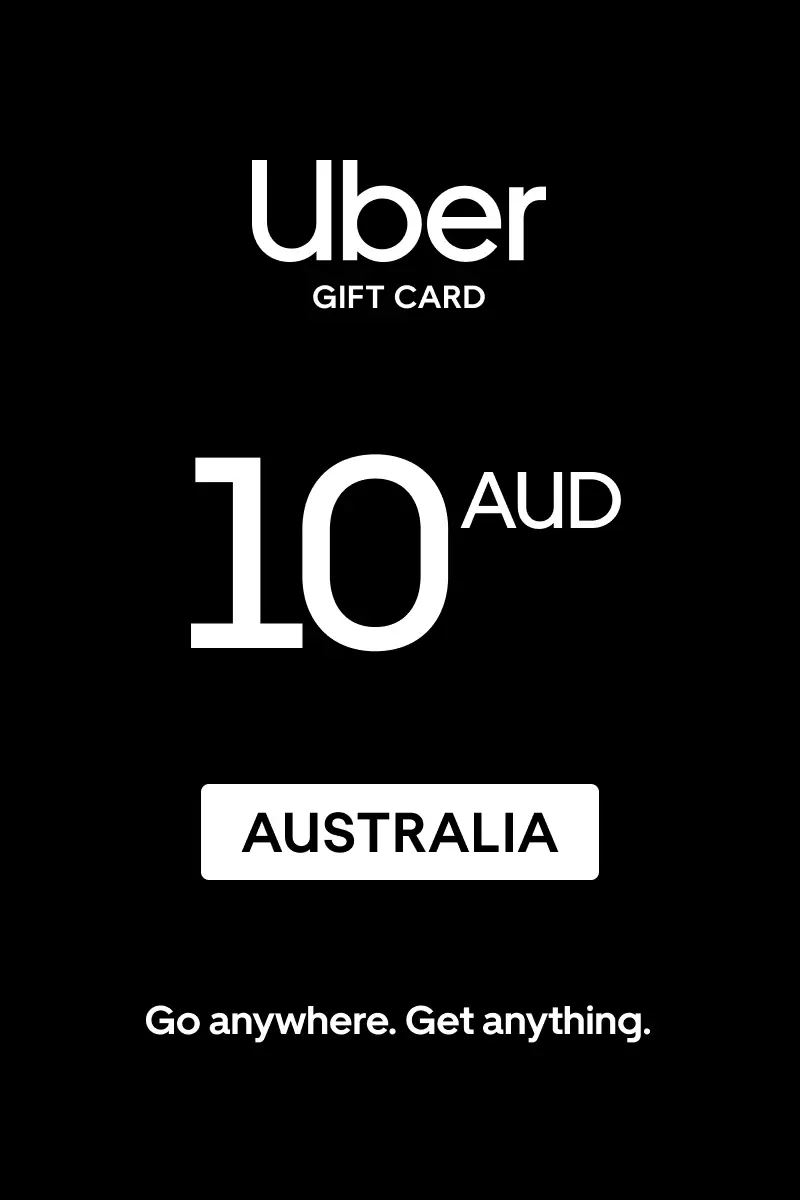 Uber 10 AUD Gift Card (Australia) - Digital Key