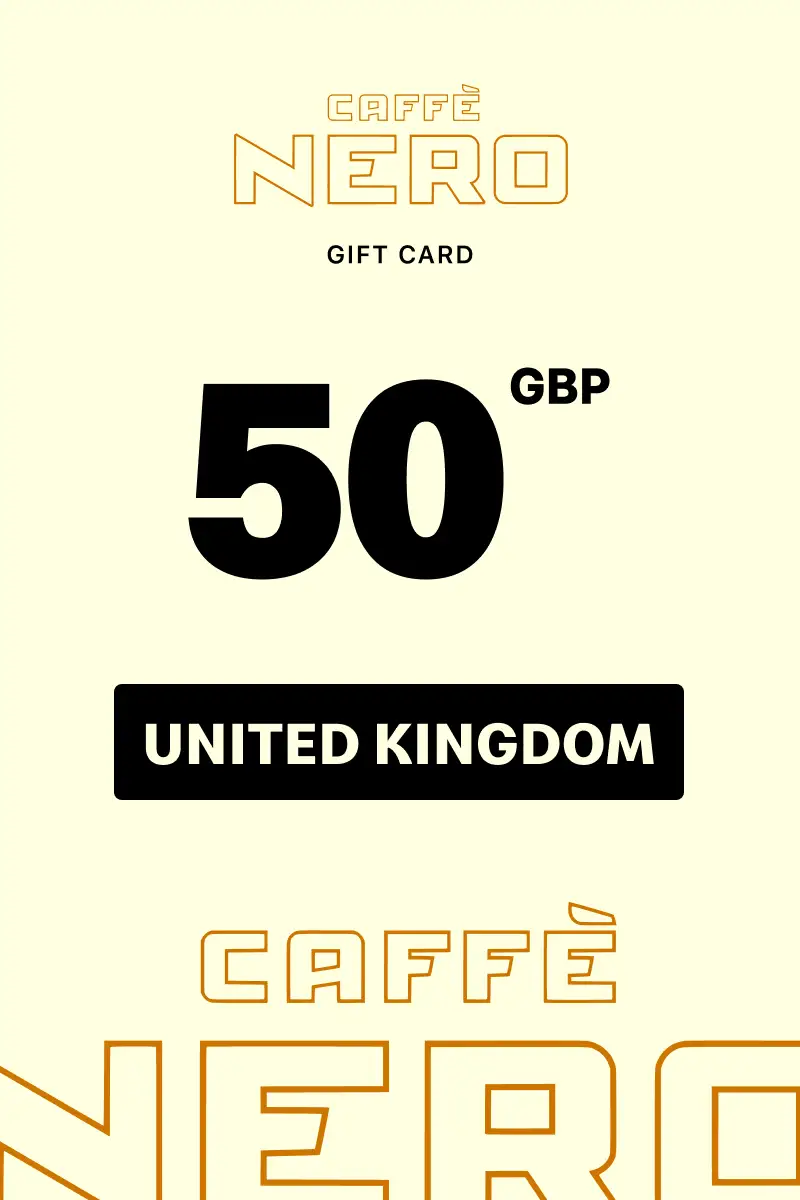 Caffè Nero 50 GBP Gift Card (United Kingdom) - Digital Key