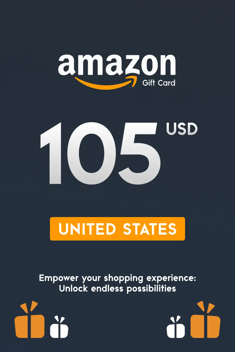 Amazon 105 USD Gift Card (United States) - Digital Key