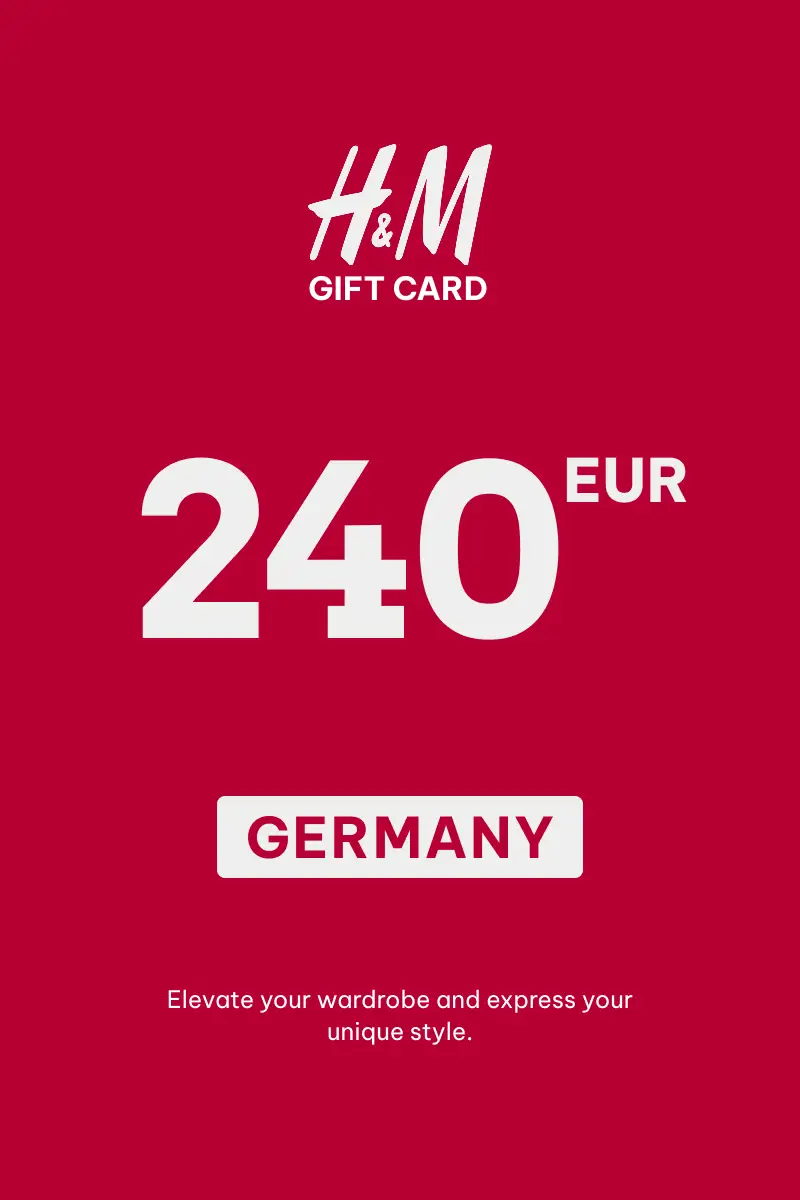 HandM 240 EUR Gift Card (Germany) - Digital Key
