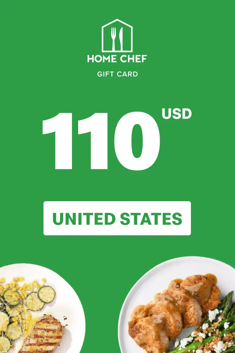 Home Chef 110 USD Gift Card (United States) - Digital Key