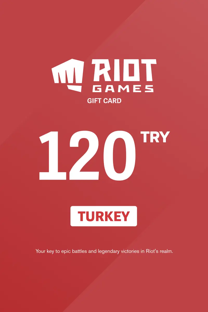 Riot Access 120 TRY Gift Card (Turkey) - Digital Key