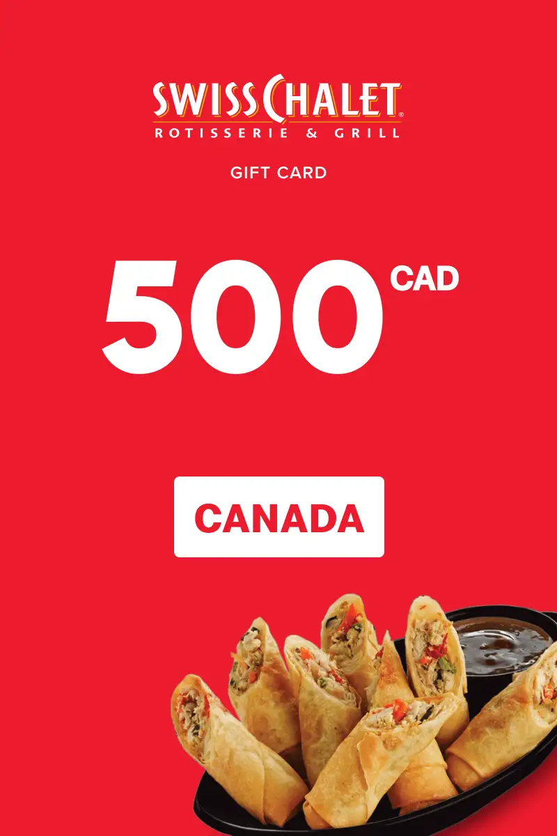 Swiss Chalet 500 CAD Gift Card (Canada) - Digital Key