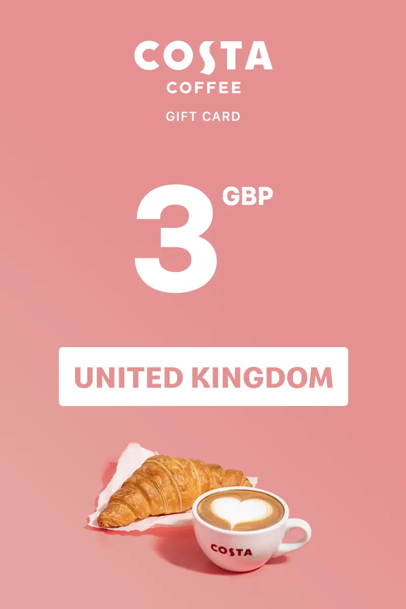 Costa Coffee 3 GBP Gift Card (United Kingdom) - Digital Key