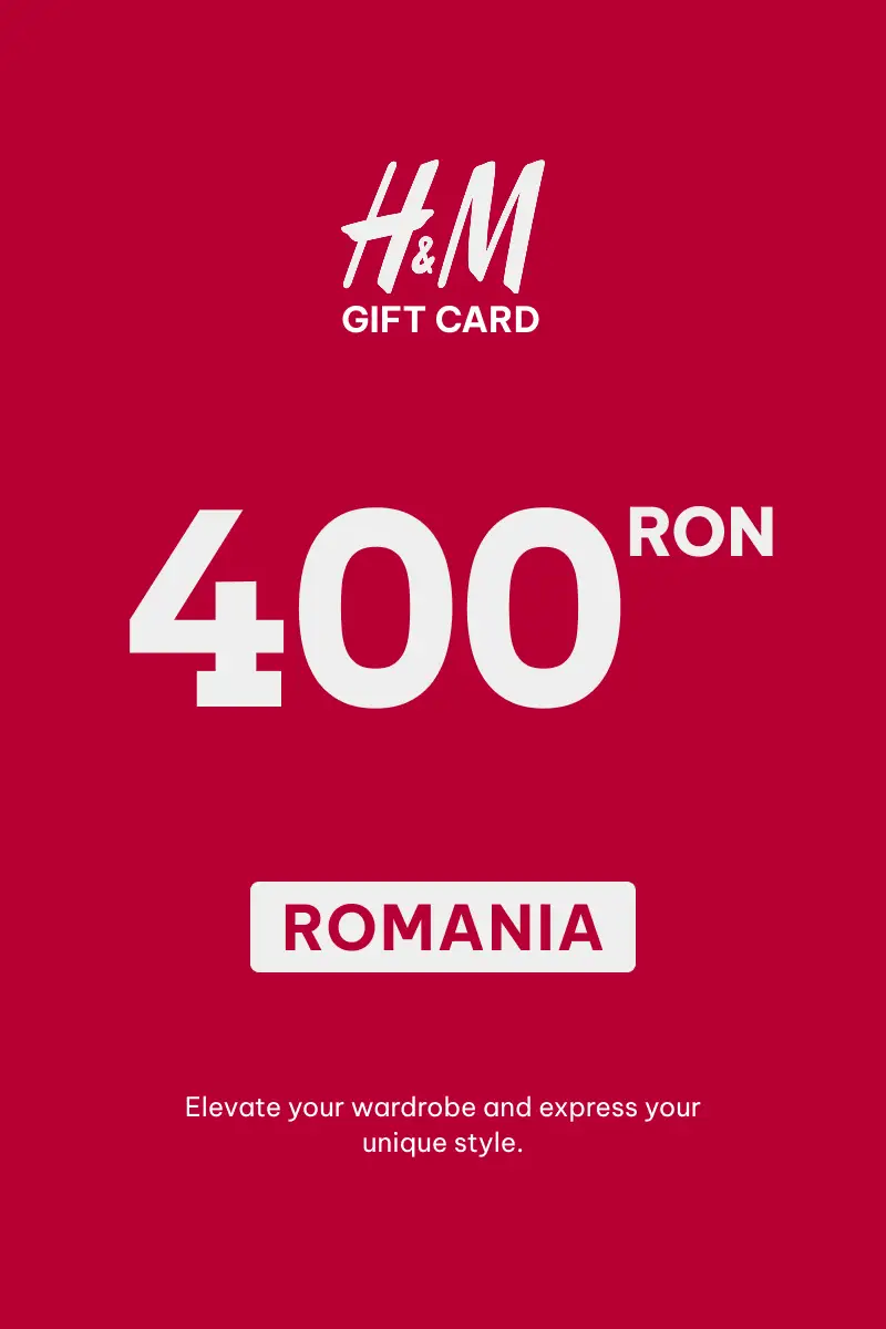 HandM 400 RON Gift Card (Romania) - Digital Key