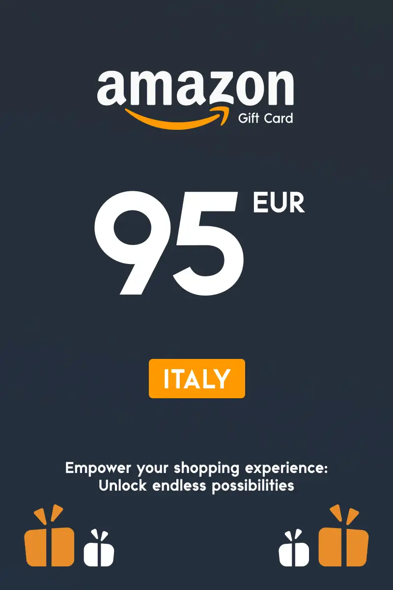 Amazon 95 EUR Gift Card (Italy) - Digital Key