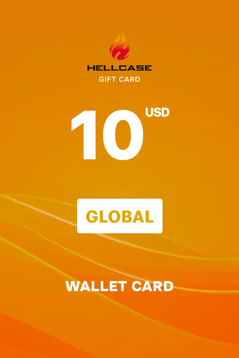 Wallet Card by HELLCASE.COM 10 USD Gift Card (Global) - Digital Key