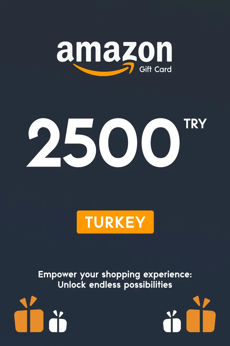 Amazon 2500 TRY Gift Card (Turkey) - Digital Key