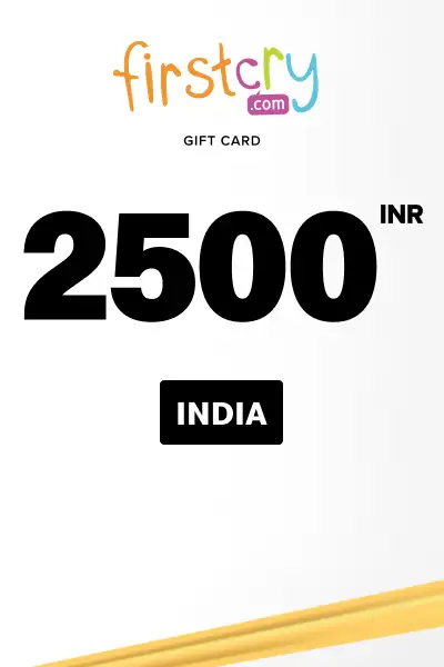 FirstCry 2500 INR Gift Card (India) - Digital Key