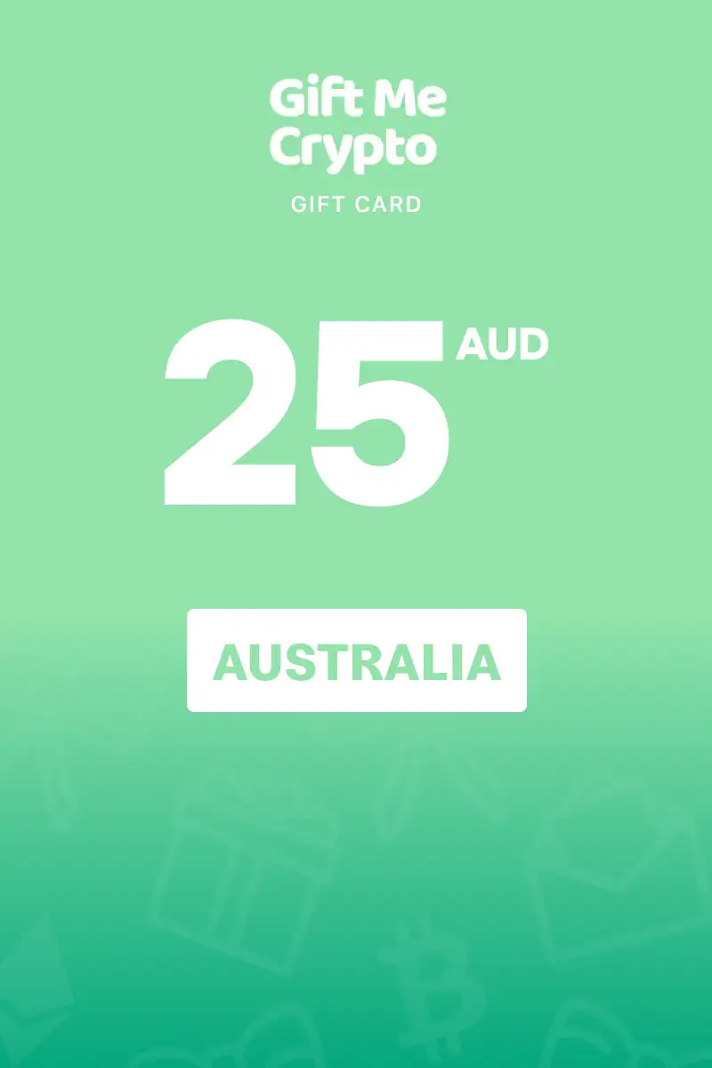 Gift Me Crypto 25 AUD Gift Card (Australia) - Digital Key