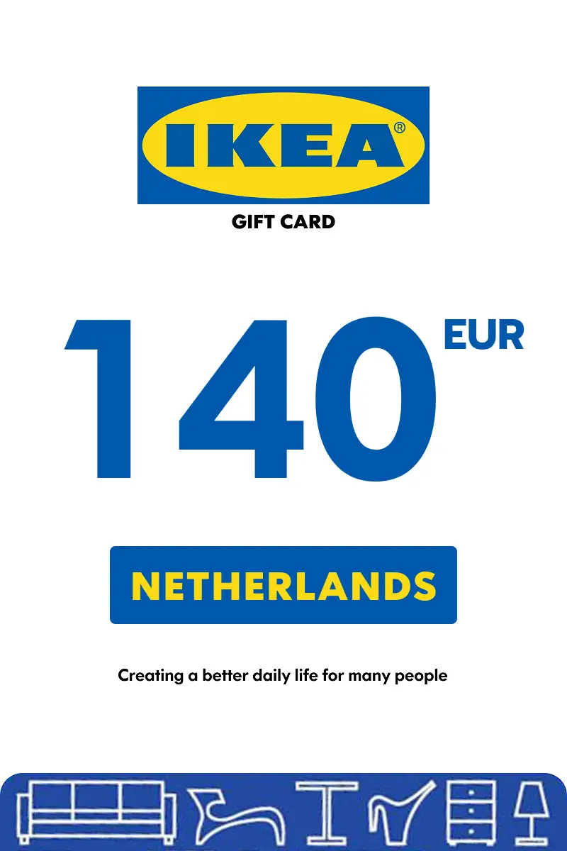 IKEA 140 EUR Gift Card (Netherlands) - Digital Key