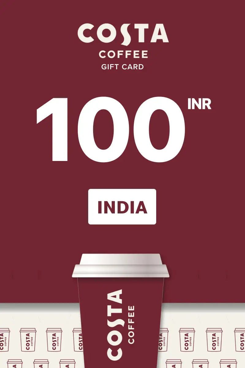 Costa Coffee 100 INR Gift Card (India) - Digital Key