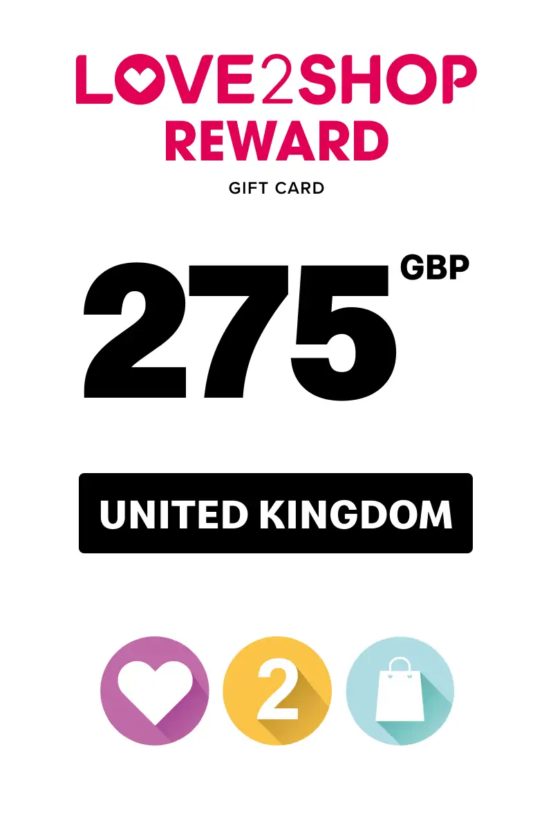 Love2Shop Holidays 275 GBP Gift Card (United Kingdom) - Digital Key