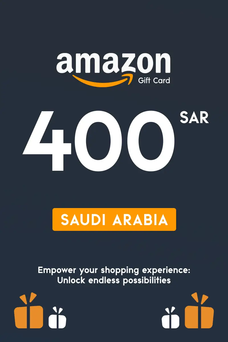 Amazon 400 SAR Gift Card (Saudi Arabia) - Digital Key