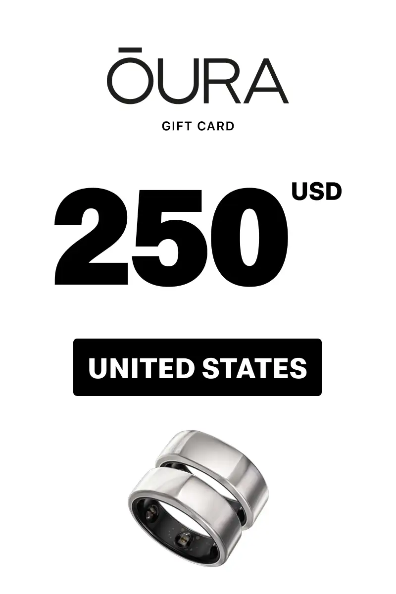 Oura Ring 250 USD Gift Card (United States) - Digital Key