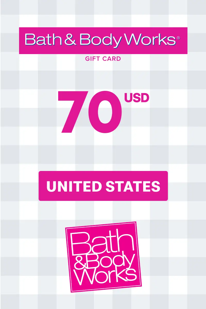 Bath and Body Works 70 USD Gift Card (United States) - Digital Key