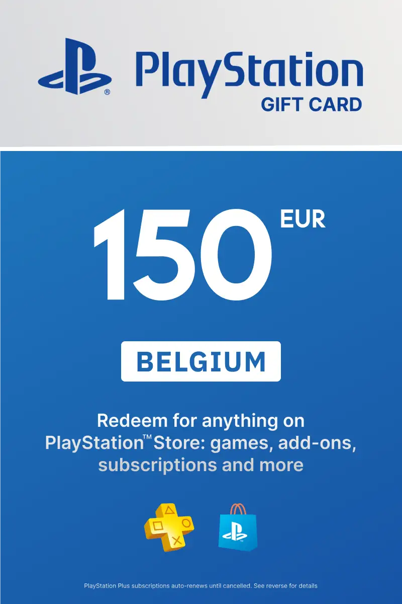PlayStation Store 150 EUR Gift Card (Belgium) - Digital Key