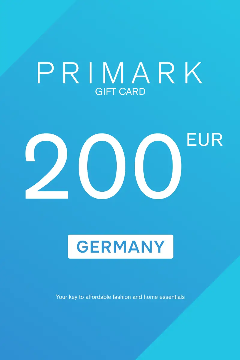 Primark 200 EUR Gift Card (Germany) - Digital Key