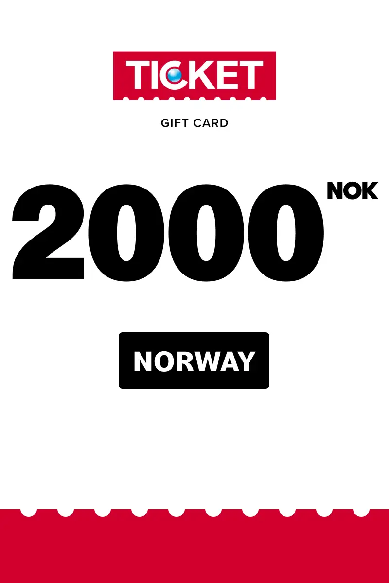 Ticket 2000 NOK Gift Card (Norway) - Digital Key